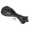 Akyga AK-PC-11A Cable alargador de alimentación IEC C14 a IEC C13, CCA 3x0,5 mm², 5 m, negro