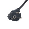 Akyga AK-NB-08A Cable de alimentación para portátil CEE 7/7 a IEC C5, CCA 3x0,5 mm², 1 m, negro