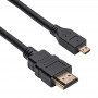 Akyga AK-HD-15R Cable HDMI a Micro HDMI v1.4, 1,5 m, negro