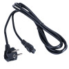 Akyga AK-NB-10A Cable de alimentación CEE 7/7 a IEC C5, CCA 3x0,5 mm², 3 m, negro