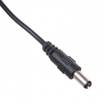 Akyga AK-DC-04 Cable de alimentación USB-A conector macho a DC 5,5 x 2,5 mm conector macho, 0,8 m, negro