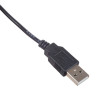 Akyga AK-DC-04 Cable de alimentación USB-A conector macho a DC 5,5 x 2,5 mm conector macho, 0,8 m, negro