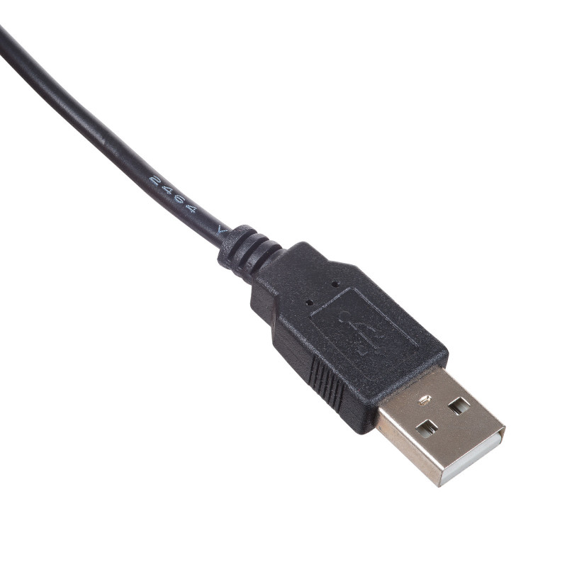 Akyga AK-DC-04 Cable de alimentación USB-A conector macho a DC 5,5 x 2,5 mm conector macho, 0,8 m, negro