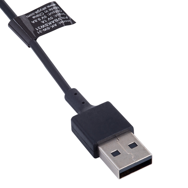 Akyga AK-SW-31 cable de carga para Fitbit Inspire 2 / ACE 3, USB-A, 1 m