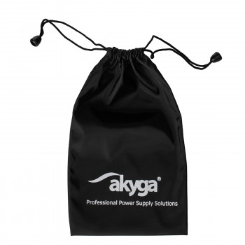 Akyga AK-AC-01 funda de protección para fuentes de alimentación de portátil, 220 x 135 mm, negro