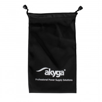 Akyga AK-AC-01 funda de protección para fuentes de alimentación de portátil, 220 x 135 mm, negro