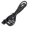 Akyga AK-PC-06C cable de alimentación CEE 7/7 (Schuko) a IEC C13, cobre 3 x 1 mm², 3 m, negro