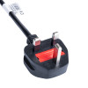 Akyga AK-AG-03A cable de alimentación UK BS 1363 (tipo G) a IEC C7 (ocho), CCA 2 x 0,5 mm², 1,5 m, negro