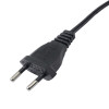 Akyga AK-OT-05A cable de alimentación con extremo abierto CEE 7/16 (Europlug), cobre 2 x 0,75 mm², 1,5 m, negro