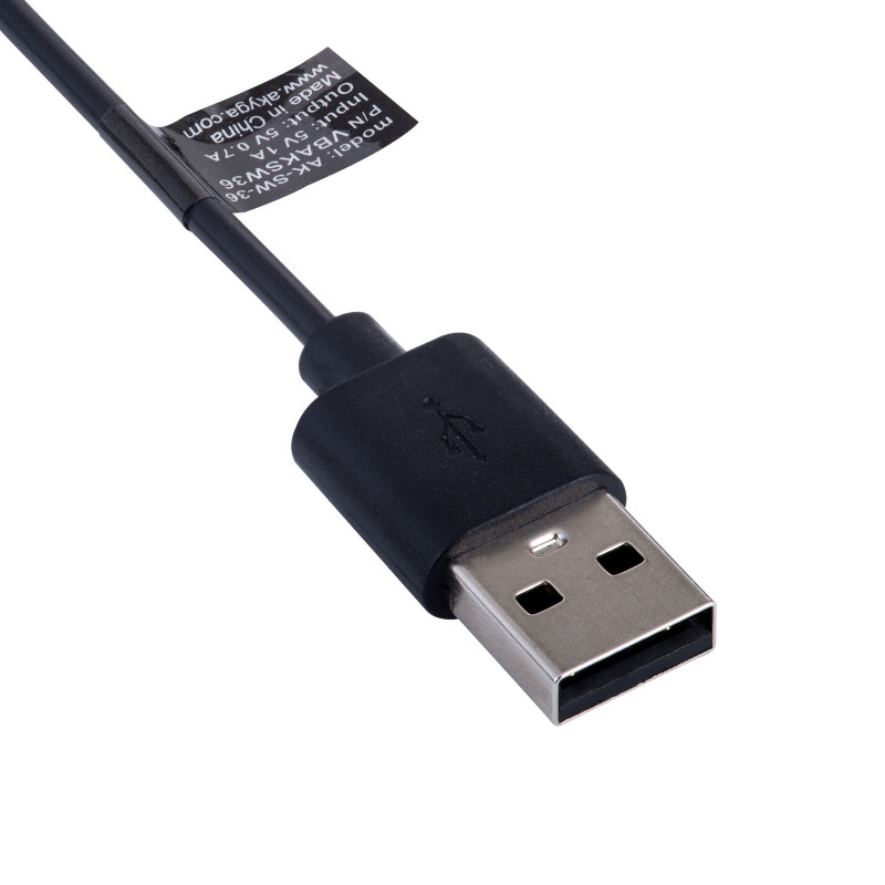 Akyga AK-SW-36 cable de carga para Xiaomi Mi Watch Lite / Redmi Watch, USB-A, 1 m