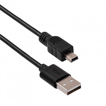 Akyga AK-USB-03 cable USB 2.0 USB-A (M) a Mini-USB-B 5-Pin (M), 1,8 m, negro