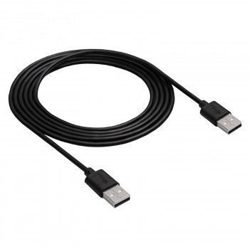 Akyga AK-USB-11 cable USB 2.0 USB-A (M) a USB-A (M), 1,8 m, negro