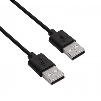 Akyga AK-USB-11 cable USB 2.0 USB-A (M) a USB-A (M), 1,8 m, negro