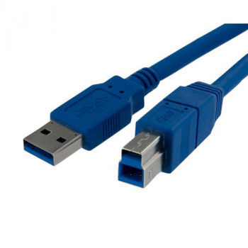Akyga AK-USB-09 cable de impresora USB 3.0 USB-A (M) a USB-B (M), 1,8 m, negro