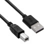Akyga AK-USB-12 cable de impresora USB 2.0 USB-A (M) a USB-B (M), 3 m, negro
