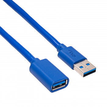 Akyga AK-USB-10 cable alargador USB 3.0 USB-A conector macho a conector hembra, 1,8 m, negro