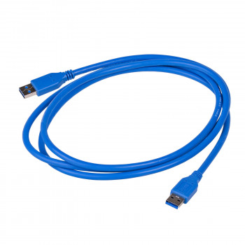 Akyga AK-USB-14 cable USB 3.0 USB-A (M) a USB-A (M), 1,8 m, azul