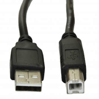 Akyga AK-USB-18 cable de impresora USB 2.0 USB-A (M) a USB-B (M), 5 m, negro