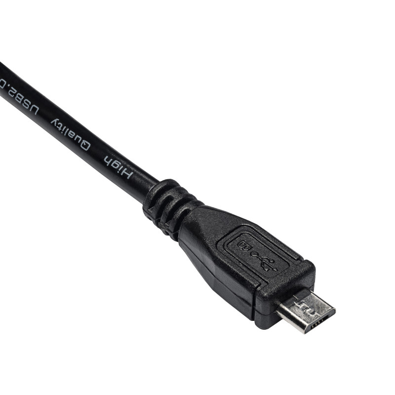 Akyga AK-USB-21 cable USB 2.0 USB-A (M) a Micro USB-B (M), 1 m, negro