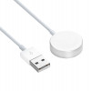 Akyga AK-SW-44 cable de carga para Apple Watch Ultra 2 / Series 9/8/7/6/5/4/3/2/1, aleación de aluminio, USB, 1 m, blanco