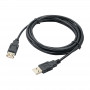 Akyga AK-USB-19 cable alargador USB 2.0 USB-A (M) a USB-A (F), 3 m, negro