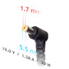Akyga AK-ND-21 fuente de alimentación para portátil 19 V / 1,58 A, 30 W, 5,5 x 1,7 mm, 1,2 m, para Acer