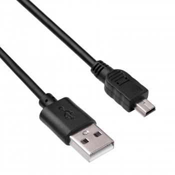 Akyga AK-USB-22 cable USB 2.0 USB-A (M) a Mini USB-B 5-Pin (M), 1 m, negro