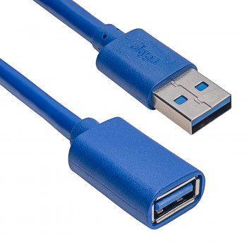 Akyga AK-USB-28 cable alargador USB 3.0 USB-A (M) a USB-A (F), 1 m, negro
