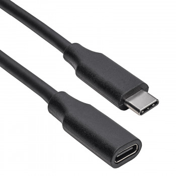 Akyga AK-USB-32 cable alargador USB-C (M) a USB-C (F), USB 3.1, 0,3 m