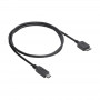 Akyga AK-USB-44 Cable de Micro-USB B (M) a USB-C (M), USB 3.1, 1 m
