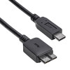 Akyga AK-USB-44 Cable de Micro-USB B (M) a USB-C (M), USB 3.1, 1 m