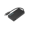 Akyga AK-AD-52 hub USB-C activo, USB-C (M) a 4x USB-A (F), USB 3.1, 20 cm