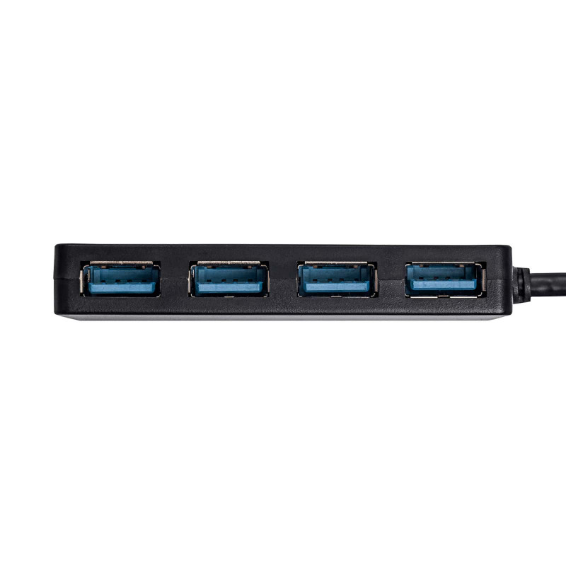 Akyga AK-AD-52 hub USB-C activo, USB-C (M) a 4x USB-A (F), USB 3.1, 20 cm