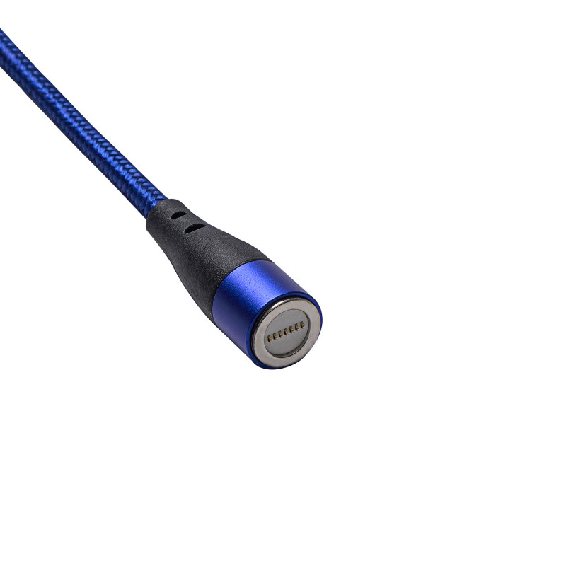 Akyga AK-USB-42 Cable magnético de USB-A a USB-C, USB 2.0, 1 m