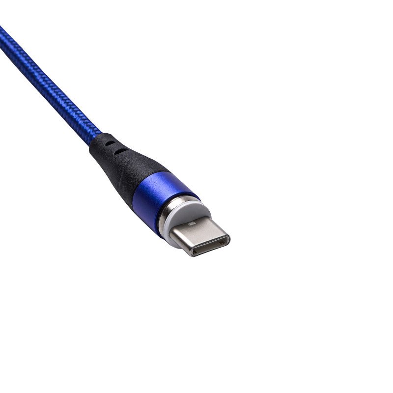 Akyga AK-USB-42 Cable magnético de USB-A a USB-C, USB 2.0, 1 m