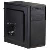 Akyga AK17BK caja torre Micro-ATX, 2x USB 3.0, sin fuente de alimentación, negra