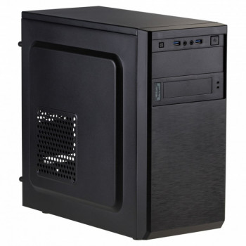 Akyga AK17BK caja torre Micro-ATX, 2x USB 3.0, sin fuente de alimentación, negra