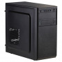 Akyga AK17BK caja torre Micro-ATX, 2x USB 3.0, sin fuente de alimentación, negra