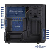 Akyga AK17BK caja torre Micro-ATX, 2x USB 3.0, sin fuente de alimentación, negra