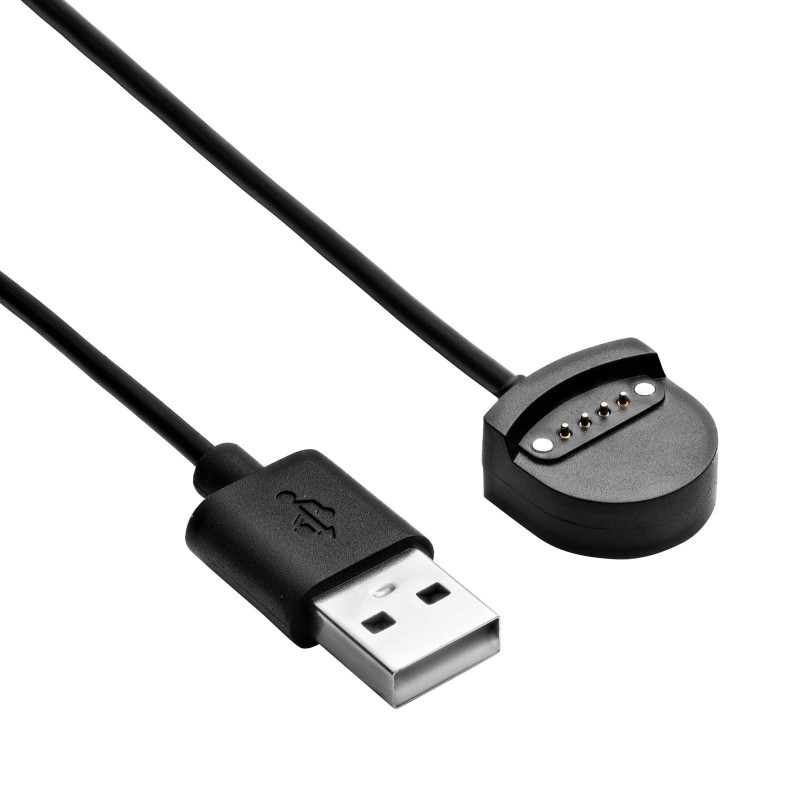 Akyga AK-SW-56 cable de carga para Ticwatch S / E, USB-A, 1 m