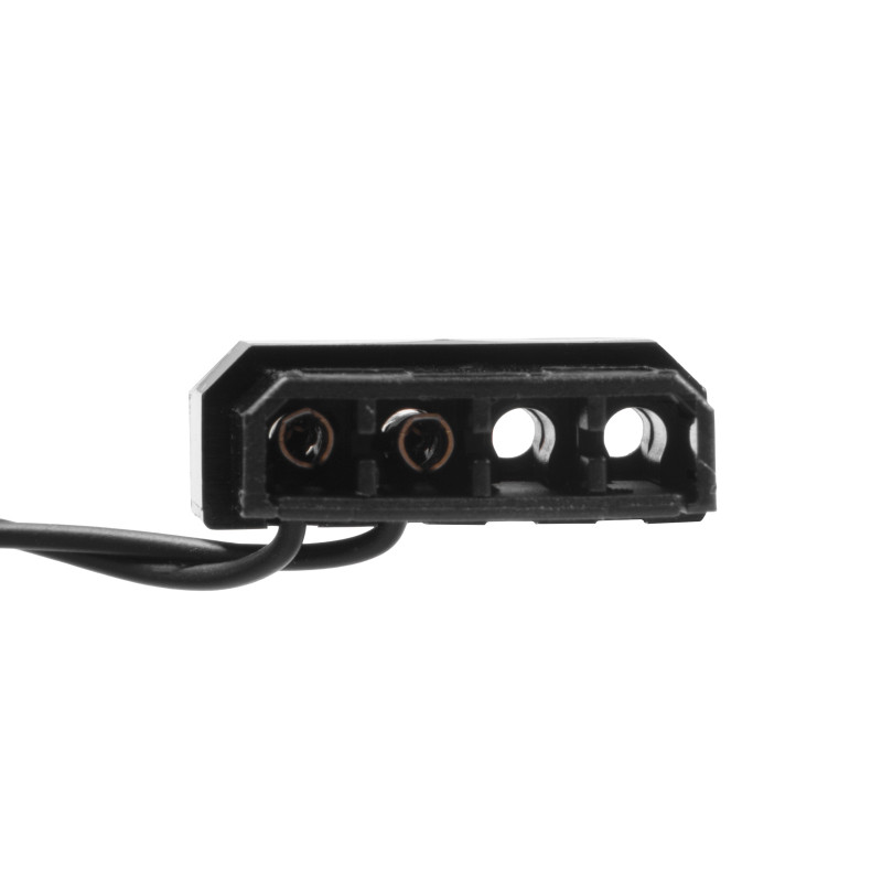 Akyga AW-12E-BG ventilador de caja 120 mm, 33 LED verdes, Molex, negro