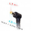 Akyga AK-ND-35 fuente de alimentación para portátil de coche 19 V / 4,74 A, 90 W, 4,8 x 1,7 mm, para HP