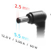 Akyga AK-ND-30 fuente de alimentación 12 V, 5 A, 60 W, 5,5 x 2,5 mm, para mini-PC / LED, 1,2 m