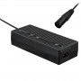 Akyga AK-EV-03 cargador para bicicletas eléctricas y patinetes eléctricos con batería de 36 V, 42 V / 2 A, 84 W, conector macho XLR de 3 pines, 1 m