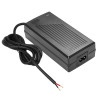 Akyga AK-EV-10 cargador para bicicletas eléctricas y patinetes eléctricos de 36 V, 42 V / 2 A 84 W, extremo de cable abierto, 1 m