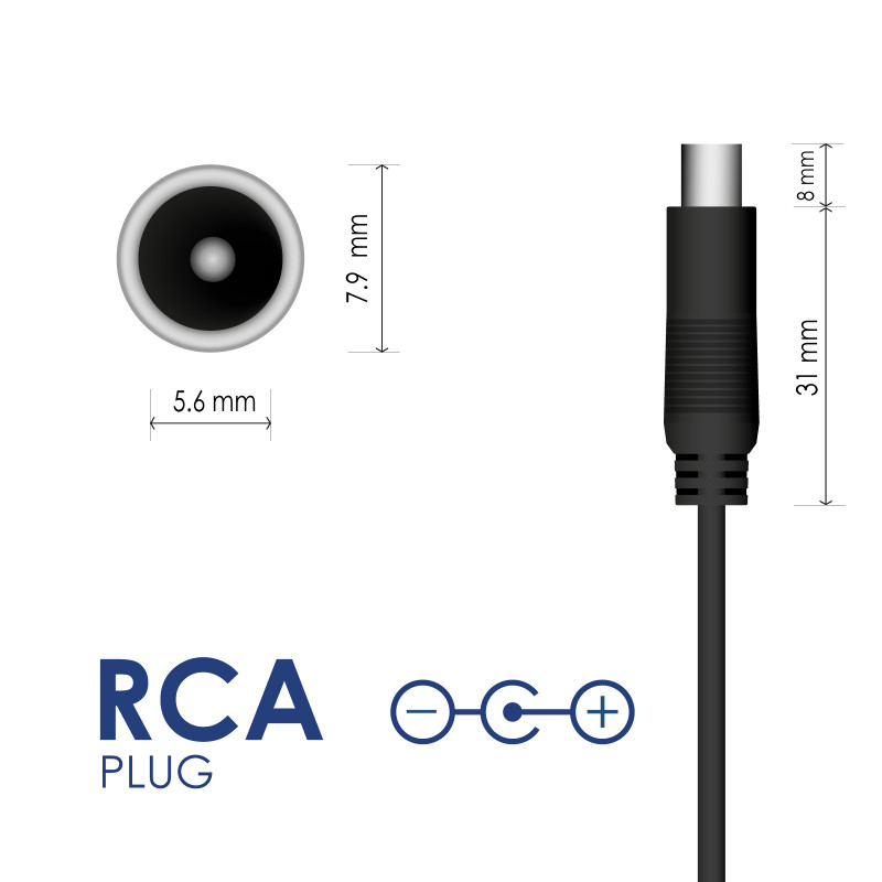 Akyga AK-EV-07 cargador para patinete eléctrico Xiaomi Mijia 36 V, 42 V / 1,7 A 72 W, RCA 7,9 x 5,6 mm, 1 m