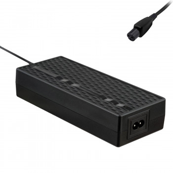 Akyga AK-EV-11 cargador para patinete eléctrico de 36 V, 42 V / 2 A 84 W, GX12 de 3 pines 9 mm, 1 m
