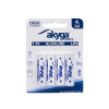 Akyga AKY2068 pila alcalina AA LR6 1,5 V 3050 mAh, 4 uds. (blíster)