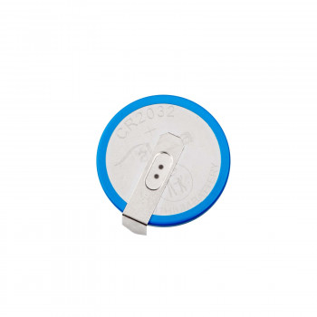 Akyga AKY1109 pila de litio CR2032 HP2B 3 V 210 mAh con 2 pines, paso 15,2 mm (THT)