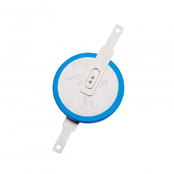 Akyga AKY1107 pila de litio CR2032 ST2N 3 V 210 mAh con 2 pines (THT)